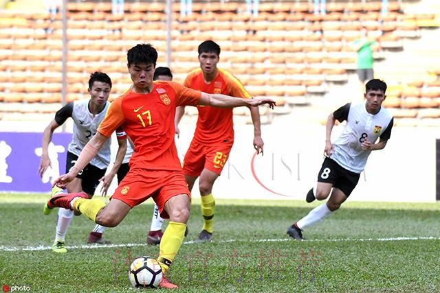 勇毅共奋进 | 中国国奥5球胜老挝 预选赛获首胜